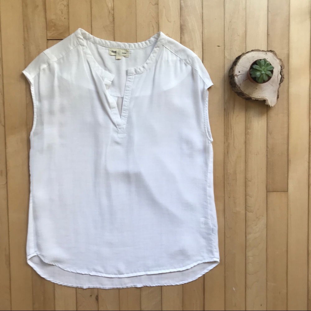 cloth & stone Linen Short Sleeve Shirt